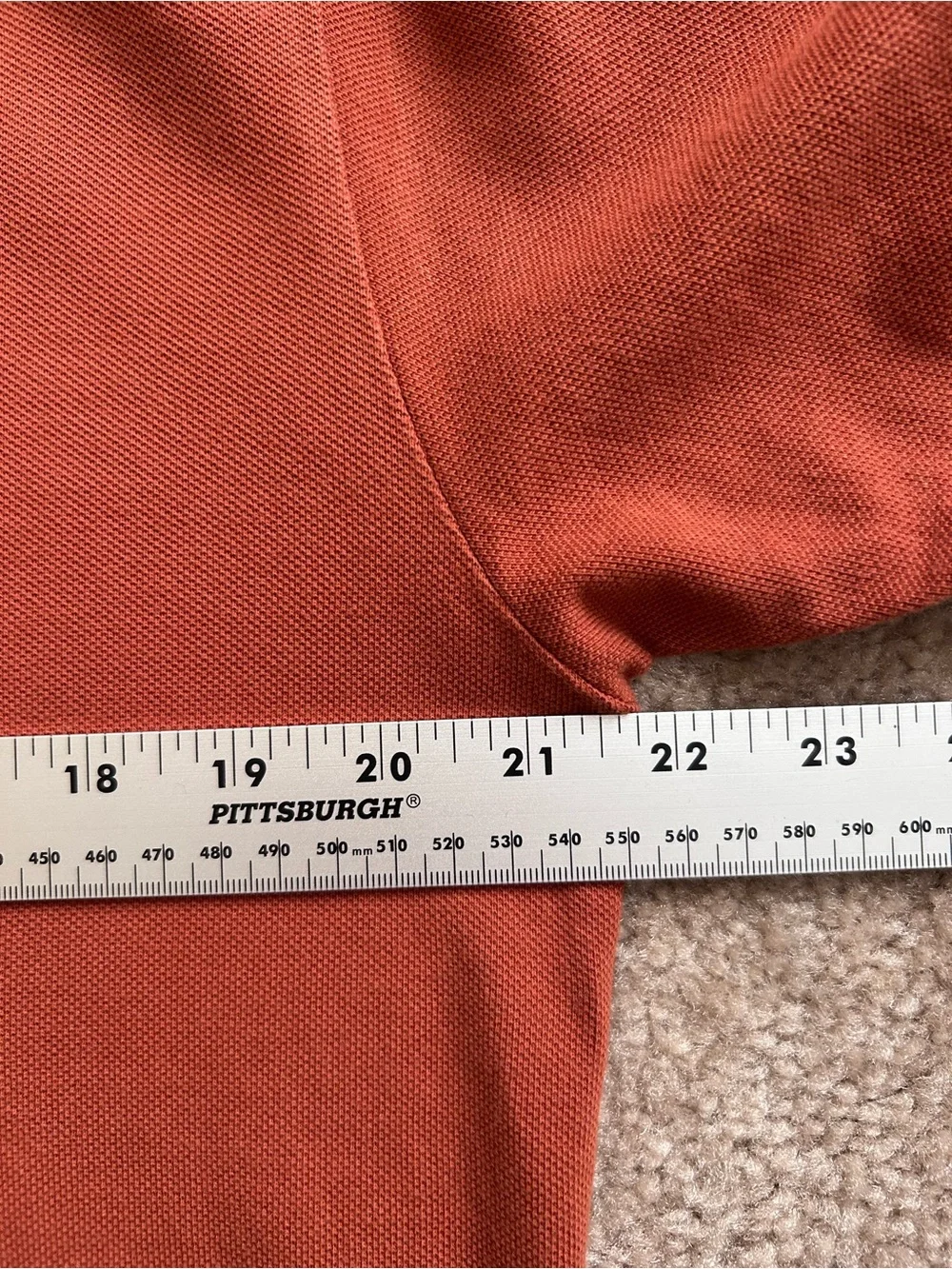 Polo Ralph Lauren Short Sleeve Burnt Orange Cotton Polo